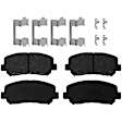 2016 Chrysler 200 - Front Brake Disc and Pad Kit, Plain Surface 5 Lugs Ceramic SureStop OE Replacement