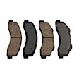 KIT-090821-226 2-Wheel Set Brake Disc and Pad Kit, Plain Surface 6 Lugs Ceramic SureStop OE Replacement, Includes (2) Brake Disc and (1) Brake Pad Set