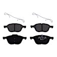 2017 Ford C-Max - 2-Wheel Set Front Brake Disc and Pad Kit, Plain Surface, 5 Lugs, Ceramic, Autospecialty By Powerstop