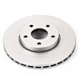 2012 Ford Focus - 2-Wheel Set Front Brake Disc and Pad Kit, Geomet Coated, Plain Surface, 5 Lugs, Ceramic, BATTERY EV (EV/BEV), Includes (2) Disc and (1) Pad Set