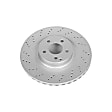 KIT-090821-24 2-Wheel Set Front Brake Disc and Pad Kit, Plain Surface 5 Lugs Organic SureStop OE Replacement, Includes (2) Brake Disc and (1) Brake Pad Set