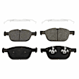 2014 Volvo XC60 - 2-Wheel Set Front Brake Disc and Pad Kit, Cross-drilled and Slotted, 5 Lugs, Semi-metallic, 3.2L 6Cyl, Evolution Drilled & Slotted Series  Includes (2) Disc and (1) Pad Set