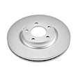 2012 Mazda 3 - 2-Wheel Set Front Brake Disc and Pad Kit, Plain Surface, 5 Lugs, Ceramic, 2.5L 4Cyl, Evolution Geomet Coated High Carbon  Includes (2) Disc and (1) Pad Set