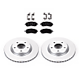 2022 Nissan Altima - 2-Wheel Set Front Brake Disc and Pad Kit, Geomet Coated, Plain Surface, 5 Lugs, Ceramic, 2.0L 4Cyl, Includes (2) Disc and (1) Pad Set
