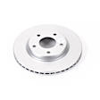 KIT-090821-532 2-Wheel Set Front Brake Disc and Pad Kit, Plain Surface 5 Lugs Ceramic Evolution Geomet Coated High Carbon, Includes (2) Brake Disc and (1) Brake Pad Set
