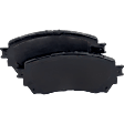 KIT-090821-537 2-Wheel Set Front Brake Disc and Pad Kit, Plain Surface 5 Lugs Ceramic Autospecialty By Powerstop, Includes (2) Brake Disc and (1) Brake Pad Set
