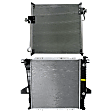 2-Piece Kit Radiator, 2.5L, 4Cyl, Includes (1) A/C Condenser and (1) Radiator