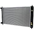 2-Piece Kit Radiator, with A/C Condenser, 2.5L/3.5L Eng., Plastic Tank