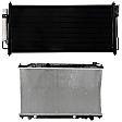 2-Piece Kit Radiator, 3.5L, 6Cyl, Includes (1) A/C Condenser and (1) Radiator