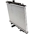 2008-2013 Nissan Rogue - 2-Piece Kit Radiator, with A/C Condenser, 2.5L Eng., Plastic Tank