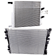 2-Piece Kit Radiator, 4.7L/5.7L Engine, Includes (1) A/C Condenser and (1) Radiator