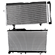 2-Piece Kit Radiator, 2.5L, 4Cyl, Includes (1) A/C Condenser and (1) Radiator