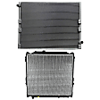 2-Piece Kit Radiator, Includes (1) A/C Condenser and (1) Radiator