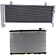 2007 Toyota Camry - 2-Piece Kit Radiator, Japan or USA Built Vehicle, 2.4L 4Cyl,  Includes (1) A/C Condenser and (1) Radiator
