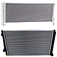 2-Piece Kit Radiator, 2.5L, 4Cyl, Includes (1) A/C Condenser and (1) Radiator