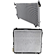 2-Piece Kit Radiator, 4.7L, 8Cyl, Includes (1) A/C Condenser and (1) Radiator