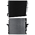2008 Land Rover LR3 - 2-Piece Kit Radiator, 4.0L 6Cyl,  Includes (1) A/C Condenser and (1) Radiator