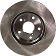 2007 Toyota Solara - 4-Wheel Set Front and Rear Brake Disc and Pad Kit, Plain Surface, 5 Lugs, Front-295.91 mm/Rear-268.99 mm, Ceramic, 3.3L 6Cyl, Pro-Line Series  Includes (4) Disc and (2) Pad Set