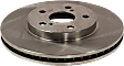 2007 Toyota Solara - 4-Wheel Set Front and Rear Brake Disc and Pad Kit, Plain Surface, 5 Lugs, Front-295.91 mm/Rear-268.99 mm, Ceramic, 3.3L 6Cyl, Pro-Line Series  Includes (4) Disc and (2) Pad Set