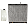 2-Piece Kit Radiator, includes Coolant Reservoir