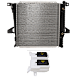 2-Piece Kit Radiator, 2.5L Engine, includes Coolant Reservoir