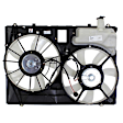2-Piece Kit Radiator Fan Assembly, with Coolant Tank, without Control Module, includes Radiator