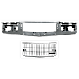 2-Piece Kit Header Panel, Thermoplastic and Fiberglass, includes Grille Assembly