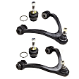 4-Piece Kit Front, Driver and Passenger Side Control Arm Kit, Includes (2) Ball Joint and (2) Control Arm