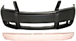 2-Piece Kit, Front Primed Bumper Cover, Includes (1) Bumper Absorber and (1) Bumper Cover