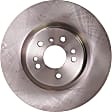 4-Piece Kit Front Brake Disc and Pad Kit, Plain Surface, 5 Lugs, Cast Iron, Organic Pad Material, Pro-Line Series