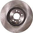 4-Piece Kit Front Brake Disc and Pad Kit, Plain Surface, 5 Lugs, Cast Iron, Organic Pad Material, Pro-Line Series