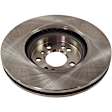4-Piece Kit Front Brake Disc and Pad Kit, Plain Surface, 5 Lugs, Cast Iron, Organic Pad Material, Pro-Line Series