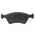 4-Piece Kit Front Brake Disc and Pad Kit, Plain Surface, 5 Lugs, Cast Iron, Organic Pad Material, Pro-Line Series
