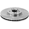 4-Piece Kit Front Brake Disc and Pad Kit, Plain Surface, 5 Lugs, Cast Iron, Organic Pad Material, Pro-Line Series