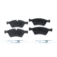 4-Piece Kit Front Brake Disc and Pad Kit, Plain Surface, 5 Lugs, Cast Iron, Organic Pad Material, Pro-Line Series