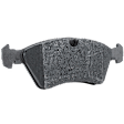 4-Piece Kit Front Brake Disc and Pad Kit, Plain Surface, 5 Lugs, Cast Iron, Organic Pad Material, Pro-Line Series