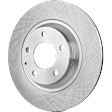 2-Wheel Set Rear Brake Disc and Pad Kit, Plain Surface 5 Lugs 300.99 mm Ceramic Pro-Line Series, Includes (2) Brake Disc and (1) Brake Pad Set