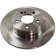 2014 Mercedes Benz C250 - 4-Wheel Set Front and Rear Brake Disc and Pad Kit, Plain Surface, 5 Lugs, Front-294.89 mm/Rear-299.97 mm, Organic, Sedan, 1.8L 4Cyl, Pro-Line Series  Includes (4) Disc and (2) Pad Set