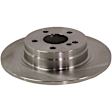 2014 Mercedes Benz C250 - 4-Wheel Set Front and Rear Brake Disc and Pad Kit, Plain Surface, 5 Lugs, Front-294.89 mm/Rear-299.97 mm, Organic, Sedan, 1.8L 4Cyl, Pro-Line Series  Includes (4) Disc and (2) Pad Set