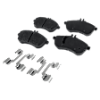 2014 Mercedes Benz C250 - 4-Wheel Set Front and Rear Brake Disc and Pad Kit, Plain Surface, 5 Lugs, Front-294.89 mm/Rear-299.97 mm, Organic, Sedan, 1.8L 4Cyl, Pro-Line Series  Includes (4) Disc and (2) Pad Set