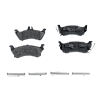 4-Wheel Set Brake Disc and Pad Kit, Plain Surface 5 Lugs Front-303.02 mm/Rear-284.99 mm Organic Pro-Line Series, Includes (4) Disc and (2) Pad Set