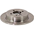 Front and Rear Brake Disc and Pad Kit, Plain Surface, 4 Lugs, Cast Iron , Pro-Line Series