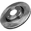 2018 Nissan Altima - 2-Wheel Set Front Brake Disc and Pad Kit, Plain Surface, 5 Lugs, 294.89 mm, Ceramic, 3.5L 6Cyl, Pro-Line Series Includes (2) Disc and (1) Pad Set