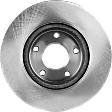 2018 Nissan Altima - 2-Wheel Set Front Brake Disc and Pad Kit, Plain Surface, 5 Lugs, 294.89 mm, Ceramic, 3.5L 6Cyl, Pro-Line Series Includes (2) Disc and (1) Pad Set