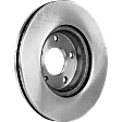 2018 Nissan Altima - 2-Wheel Set Front Brake Disc and Pad Kit, Plain Surface, 5 Lugs, 294.89 mm, Ceramic, 3.5L 6Cyl, Pro-Line Series Includes (2) Disc and (1) Pad Set