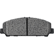 2-Wheel Set Front Brake Disc and Pad Kit, Plain Surface 6 Lugs 350.01 mm Ceramic Pro-Line Series, Includes (1) Brake Pad Set and (2) Brake Disc
