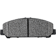 2-Wheel Set Front Brake Disc and Pad Kit, Plain Surface 6 Lugs 350.01 mm Ceramic Pro-Line Series, Includes (1) Brake Pad Set and (2) Brake Disc