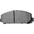 2-Wheel Set Front Brake Disc and Pad Kit, Plain Surface 6 Lugs 350.01 mm Ceramic Pro-Line Series, Includes (1) Brake Pad Set and (2) Brake Disc
