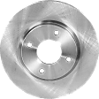 2012 Nissan Sentra SL - 2-Wheel Set Front Brake Disc and Pad Kit, Plain Surface, 4 Lugs, 279.91 mm, Ceramic, 2.0L 4Cyl, Pro-Line Series  Includes (2) Disc and (1) Pad Set
