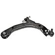 4-Piece Kit Front, Driver and Passenger Side, Lower Control Arm Kit, Includes (2) Control Arm and (2) Sway Bar Link